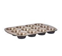 Stanley Rogers Ceramabake Moule à muffins en céramique anti-adhésif pour 12 muffins - Cuisson sans PFAS PTFE PFOS PFOA cadmium et plomb - Plateau idéal pour les cupcakes, les gâteaux et la pâtisserie