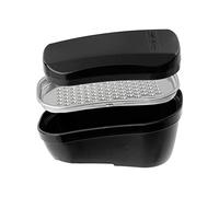 Stanley Rogers Râpe à muscade - Râpe à muscade en acier inoxydable de qualité supérieure avec couvercle et boîte de rangement - Idéal pour râper finement la noix de muscade et autres épices - 9,2 x