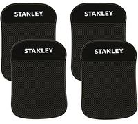 Stanley S4006 Lot de 4 Coussinets antidérapants en Gel pour téléphone Portable, Tablette, GPS, clés ou Lunettes de Soleil 11,4 x 16,5 cm