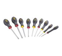 Stanley - Jeu de 10 tournevis FatMax FMHT65439-0 - électricien, mécanicien, Phillips, testeur