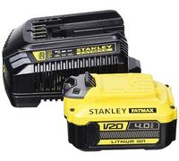 V20 Starter kit chargeur 2Ah + 1 batterie 18v 4Ah STANLEY Fatmax SFMCB14M1-QW