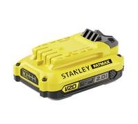 Stanley FATMAX Batterie Lithium Ion 18V 2Ah Compatible avec la Gamme FATMAX V20 Robuste et Ergonomique avec Technologie Améliorée SFMCB202-XJ