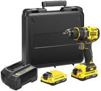 STANLEY FATMAX Perceuse-visseuse sans fil 18V 80Nm V20 SFMCD720D2K-QW