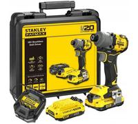 Visseuse à impact sans fil + 2 batteries 2Ah + chargeur - 18V - Stanley Fatmax - Brushless - SFMCF830D2K-QW