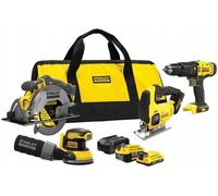 Stanley SFMCK412MDS-QW FatMax V20 Set outils sans fil (18V/1x2,0Ah/1x4,0Ah), sac