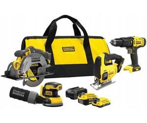 Stanley SFMCK412MDS-QW FatMax V20 Set outils sans fil (18V/1x2,0Ah/1x4,0Ah), sac