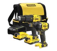 Stanley SFMCK465D2S Set MM Réglé Outils 2 Batterie 18V 2Ah Perceuse