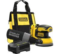 Stanley Ponceuse excentrique sans fil V20 SFMCW220D1S 18 V 12 000 trs/min – 1x2Ah, chargeur, sac