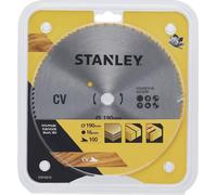 Stanley STA10215-XJ Lame de scie circulaire 190x16mm, 100 dents