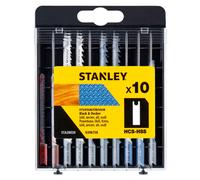 Stanley STA28020-XJ 10 lames en U pour scie sauteuse - HCS-HSS, pour bois et métal