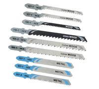 STANLEY STA28050 Lames en T pour Scie Sauteuse, Noir, Set de 10 Pièces