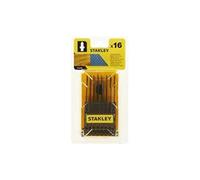 Stanley Lames pour scie sauteuse STA28160-XJ 16 lames HCS/HSS pour bois et métal