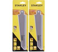 Stanley STA29962-XJ Hoja de HCS cortes rectos - Madera (Lot de 2)