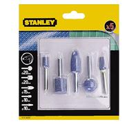 STANLEY STA30000-XJ Surtido de 5 muelas con eje de 6 mm, Bleu