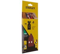 STANLEY STA31447-XJ 5 Hojas de lija para Multilijadoras, Marron
