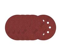 Stanley Disques de ponçage STA32032-XJ – Lot de 5 ø125 mm pour ponceuse orbitale Marron