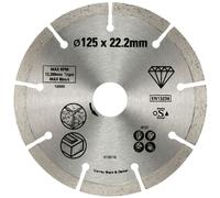 Stanley STA38107-XJ Disque diamant a bord segmenté pour le béton 125 x 22,2 mm