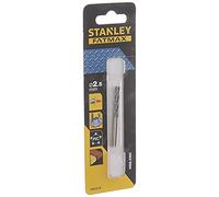 STANLEY STA51018-QZ 2 Broca HSS-CNC con punta piloto ø 2.5mm, Noir/Jaune