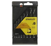 STANLEY STA56006 Foret, Noir, Set de 8 Pièces