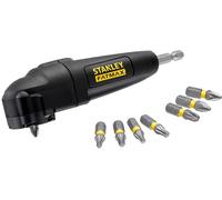 Stanley STA88582-XJ Embout de vissage a angle droit avec jeu de 9 embouts 25mm