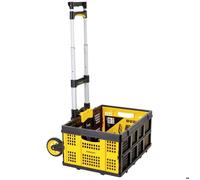 Stanley Diable pliable SXWTD-509 – Charge maxi 60 kg, panier pliable 25 kg