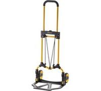 Stanley Chariot de manutention pliable Acier 70 kg Base 39x29 cm Roues caoutchouc Cordes de maintien