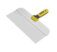 STANLEY STHT0-05776 Couteau à joint en acier inoxydable 300 mm - anti-rouille - grande flexibilité - poignée bimatière pour plus de confort - trou d'accrochage Jaune