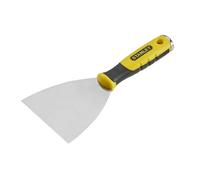 STANLEY Stht0-05786 Spatule De Plâtrier Lame Inox 100 Mm - Durabilité Supérieure - Lame Effilée Pour Une Finition Lisse Et Régulière - Anti-Corrosion -Poignée Bi Matière - Trou D'Accroche