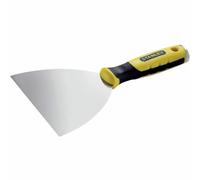 STANLEY Stht0-05799 Spatule De Plâtrier Lame Inox 125 Mm - Durabilité Supérieure - Lame Effilée Pour Une Finition Lisse Et Régulière - Anti-Corrosion -Poignée Bi Matière - Trou D'Accroche