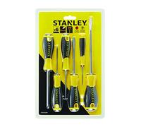 STANLEY STHT0-60208 Ensemble de tournevis standard en résine thermoplastique Noir/jaune
