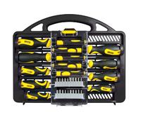 Stanley STHT0-62141 Jeu de tournevis 34 pièces, 13 tournevis et 20 embouts, tournevis Phillips et Torx + tournevis de précision fr