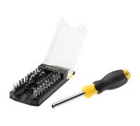 Stanley STHT0-70885 Tournevis porte-embouts - 34 embouts inclus Jaune/Noir