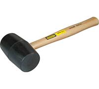 Stanley – Maillet en caoutchouc STHT1-57100 – 60 mm, manche long en bois hickory, 660 g