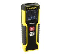 Stanley STHT1-77032 Telemetre laser modèle 65m - Portée 20m - précision 0,3mm/m - 3 chiffres après la virgule - calcul l'aire et le volume - écran 33mmx25mm - livré avec pile