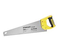 Stanley Scie égoïne STHT20370-1 SharpCut - Lame 450 mm coupe fine, denture double biseau