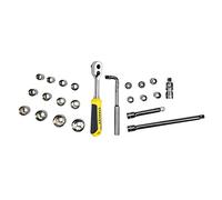 Stanley STMT1-74173 Module 1/2" Clé à douille, Multicolore, Set de 23 Pièces Multicolore