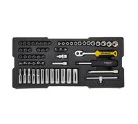 Stanley STMT1-74175 Module 1/4" Clé à douille, Multicolore, Set de 60 Pièces Taille Unique Multicolore