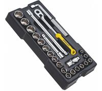Stanley STMT1-74726 Transmodule Jeu de douilles 1/2", 12 pans, 23 pieces