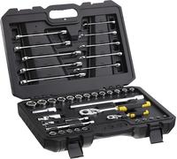 Stanley STMT82832-1 Coffret de douilles 1/4" + 1/2" + clés mixtes - jeu de 41pcs