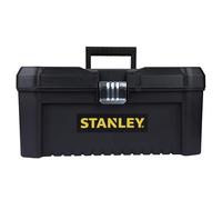 Stanley STST1-75518 Boite À Outils Plastique avec 2 Organiseurs Sur Le Couvercle - Plateau Porte-Outils - Larges Attaches métalliques - Cadenassable - Dimensions: 406mm x 205mm x 195mm