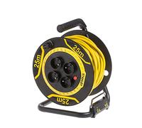 Stanley SXECDL26BSE Enrouleur de câble électrique, Noir