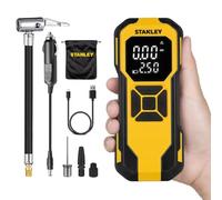 Stanley Compresseur sans fil SXIF0101 – 10 bar, coupure auto, écran numérique, 1 accu, powerbank