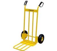 Stanley Diable professionnel 177535 – Charge max 200 kg – 100% acier – Jaune et noir