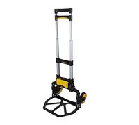 Stanley Diable pliable SXWTD-FT501 – aluminium léger, attache panier, capacité 60 kg