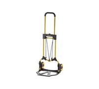 Stanley Chariot de manutention pliable Acier 70 kg Base 39x29 cm Roues caoutchouc Cordes de maintien