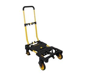 Stanley SXWTD-FT585 2-en-1 Diable et Chariot Pliable - Demenagement Max. 70KG - Pliant Max. 137KG - Chariot de Transport Pliable - avec Roues Solides - Plastique/Acier