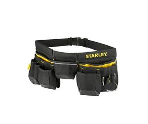 STANLEY Tablier porte-outils essentiel, 1-96-178 | Poches multiples, porte-marteau intégré, poche pour mètre ruban pour un accès facile au travail, ceinture et boucle réglables