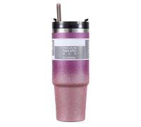 Stanley Tasses - Tasse isotherme double couche en acier inoxydable avec couvercle - Tasse de voyage de couleur dégradée pour la maison, le bureau ou la voiture (rose violet)