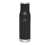 Stanley Adventure To-Go Bouteille Isotherme 1.0L - 25 Heures Chaud - 27 Heures Froid - Etanche - Couvercle Isolant - Sans BPA - Lavable au Lave-Vaisselle - Lavable au Lave-Vaisselle - Noir