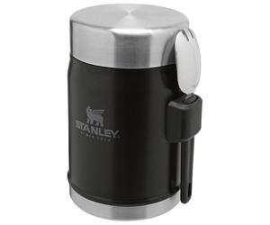 Stanley - The Legendary Food Jar + Spork 0.4L Matte Black Pebble - Popote